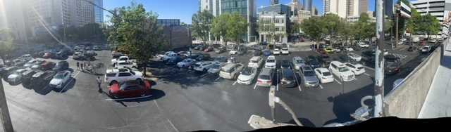 An entire Parking lot